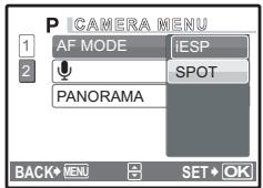 OLYMPUS STYLUS 770 SW - Using the menus - 4