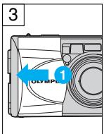 OLYMPUS STYLUS SELECT 105 - LOADING AND CHECKING THE BATTERY - 3