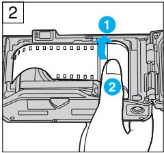 OLYMPUS STYLUS SELECT 105 - LOADING THE FILM - 2