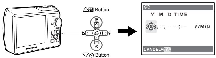 OLYMPUS µ 740 - a. Press the  button and the  button to select [Y]. - 1