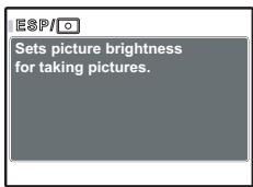 OLYMPUS µ 740 - Displaying the menu guide - 1