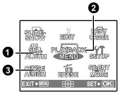 OLYMPUS µ 740 - Album playback menus - 1