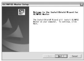 OLYMPUS µ 740 - Follow the on-screen instructions. - 1