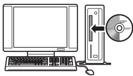 OLYMPUS µ 740 - Insert the CD-ROM into the CD-ROM drive. - 1