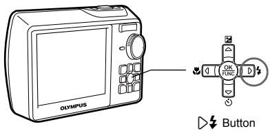 OLYMPUS µ 740 - b. Press the button. - 1