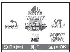 OLYMPUS µ 740 - Press  to select [AF MODE], and press OK. - 1