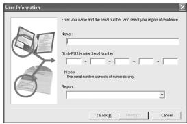 OLYMPUS µ 740 - Follow the on-screen instructions. - 2