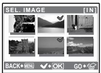 OLYMPUS µ 740 - Erase by selecting the single-frame - 1