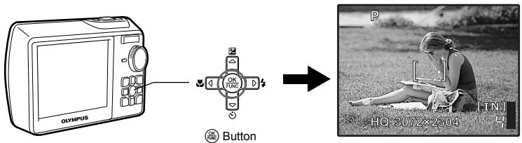 OLYMPUS µ 740 - d. Press the button. - 4