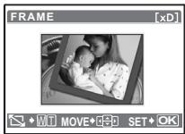 OLYMPUS µ 740 - FRAME....Synthesize the frame and the picture - 1