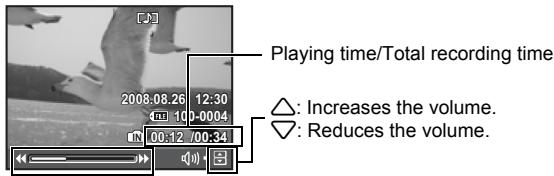 OLYMPUS Μ 850SW - Operations during movie playback - 1