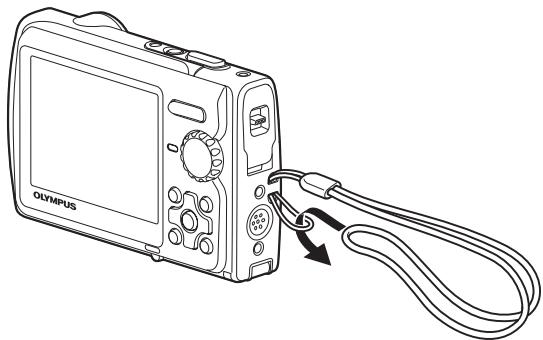OLYMPUS Μ 850SW - Attach the strap - 1