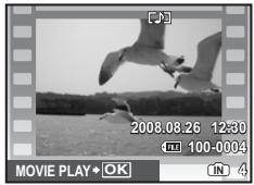 OLYMPUS Μ 850SW - Playing back movies - 1