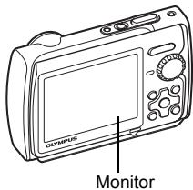 OLYMPUS Μ 850SW - Make sure the camera is turned off. - 1