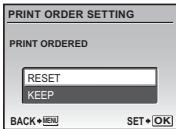 OLYMPUS Μ 850SW - Resetting print reservation data - 1