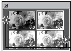OLYMPUS Μ 850SW - Changing picture brightness (Exposure Compensation) - 1
