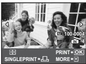 OLYMPUS Μ 850SW - Selecting the picture to print - 1