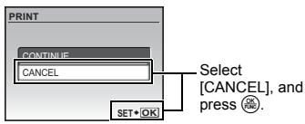 OLYMPUS Μ 850SW - To cancel printing - 2
