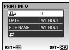 OLYMPUS FE-360 - Changing the printer's settings for printing [CUSTOM PRINT] - 4