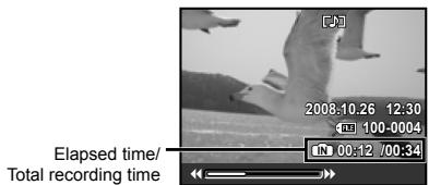 OLYMPUS FE-360 - Operations during movie playback - 1