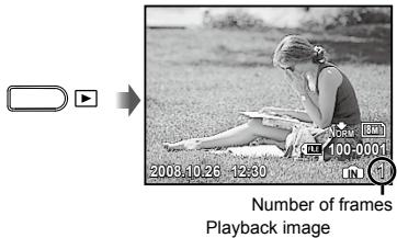 OLYMPUS FE-360 - Press the button. - 1