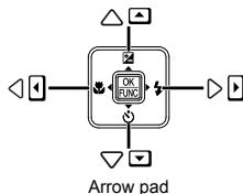 OLYMPUS FE-360 - Arrow pad and operation guide - 2