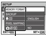 OLYMPUS FE-360 - Using the Menu - 2