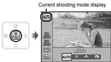 OLYMPUS FE-360 - Press the button. - 1