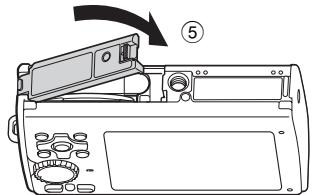 OLYMPUS Μ 1030SW - b. Insert the battery and an xD-Picture Card (optional) in the camera. - 4
