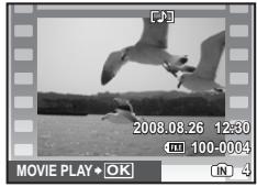 OLYMPUS Μ 1030SW - Playing back movies - 1