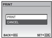 OLYMPUS Μ 1030SW - Select [PRINT], and press OK/FUNC. - 1
