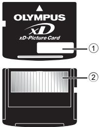 OLYMPUS Μ 1030SW - Compatible cards - 1