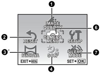 OLYMPUS Μ 1030SW - Use the arrow pad △▽ to select [FACE DETECT], [iESP] or [SPOT], and press OK FUNG. - 2