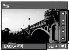 OLYMPUS Μ 1030SW - Adjusting the brightness of monitor - 1