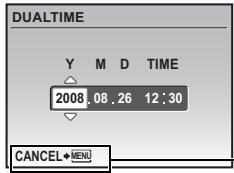 OLYMPUS Μ 1030SW - Setting the date and time - 2