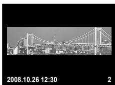 OLYMPUS Μ 1060 - Select a panorama image during playback. - 1