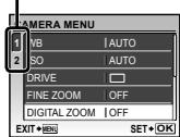 OLYMPUS Μ 1060 - Using the Menu - 13