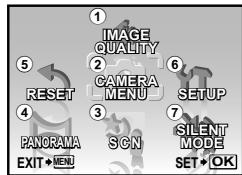 OLYMPUS Μ 1060 - Menu for Shooting Functions - 3