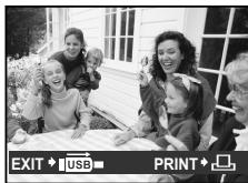 OLYMPUS Μ 1060 - To exit printing - 1