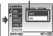 OLYMPUS Μ 1060 - Using the Menu - 14