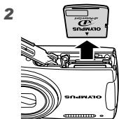 OLYMPUS Μ 1060 - Removing the xd-Picture Card - 2