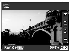 OLYMPUS Μ 1060 - To adjust the monitor brightness - 1