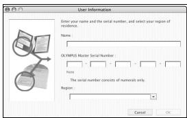 OLYMPUS Μ 720SW - Double-click the "OLYMPUS Master" icon in the "OLYMPUS Master" folder. - 1