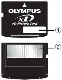 OLYMPUS Μ 720SW - The card - 1