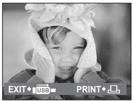 OLYMPUS Μ 720SW - Remove the USB cable from the printer. - 2