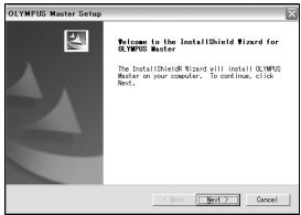 OLYMPUS Μ 720SW - Follow the on-screen instructions. - 1