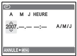 OLYMPUS µ 760 - À propos de l'écran de réglage de la date et de l'heure - 4