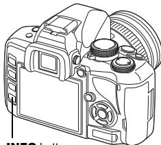 OLYMPUS E-450 - Press the INFO button repeatedly until the desired information is displayed. - 1