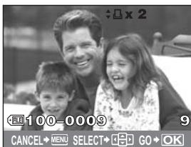 FL100-0003 9 CANCEL→MENU SELECT→GO→OK