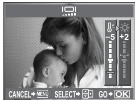 CANCE→MENU SELECT→GO→OK